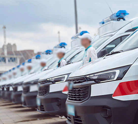 措美县服务车队展示